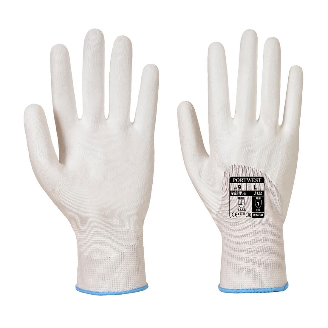 Portwest A122 PU Ultra Gloves White Main#colour_white