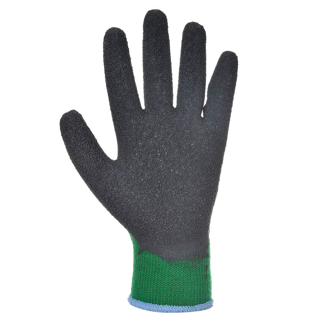 Portwest A140 Thermal Grip Latex Gloves 1#colour_green-black 2#colour_green-black