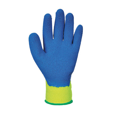 Portwest A145 Cold Resistant Grip Gloves 1#colour_yellow-blue 2#colour_yellow-blue