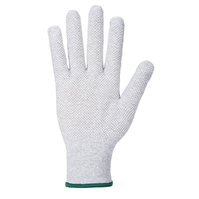 Portwest A196 Antistatic Micro Dot ESD Gloves 1#colour_grey-white 2#colour_grey-white