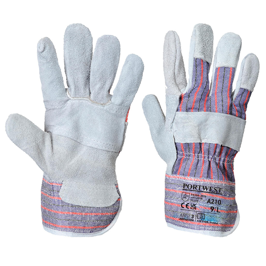 Portwest A210 Canadian Rigger Gloves 1#colour_grey