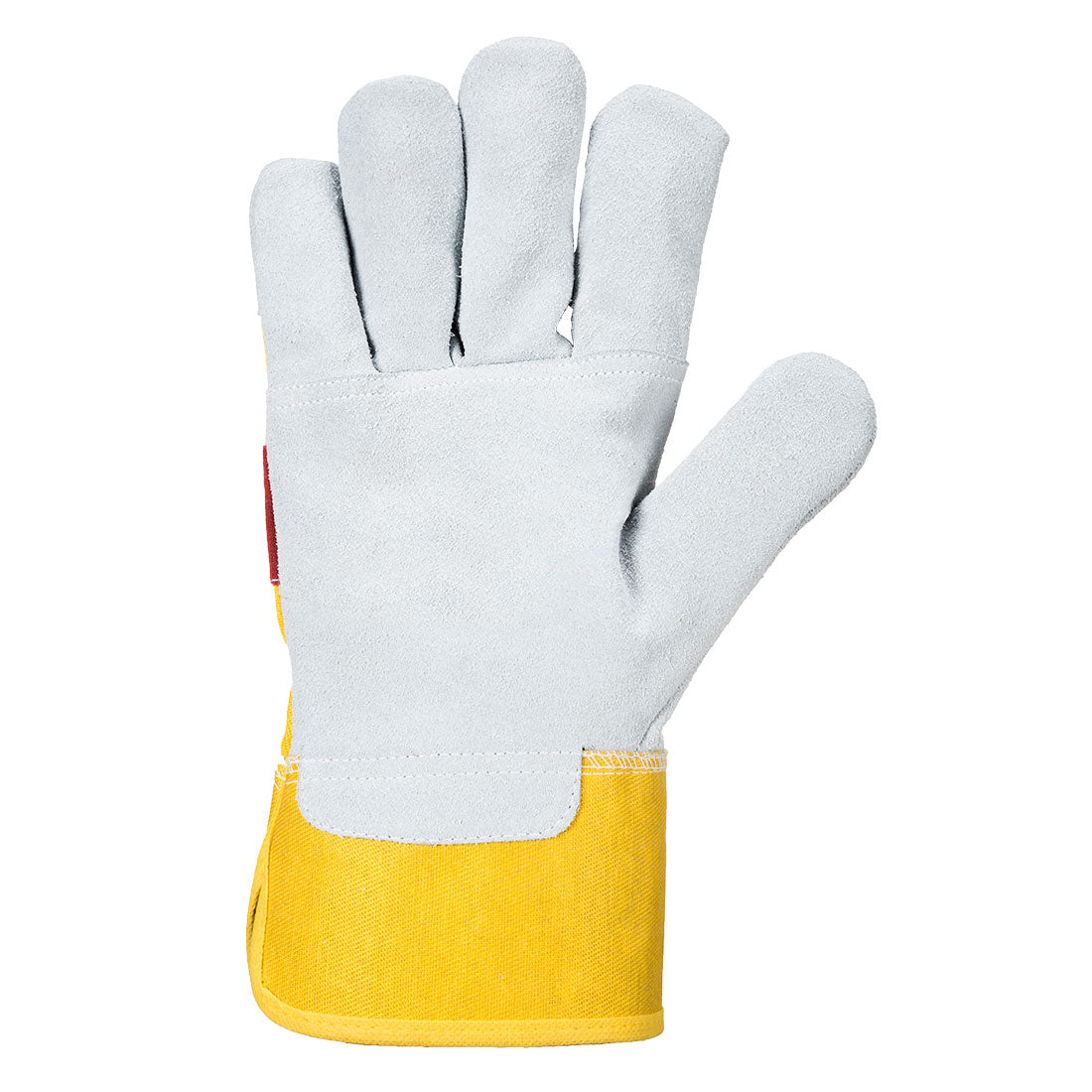 Portwest A219 Classic Chrome Rigger Gloves 1#colour_yellow-red 2#colour_yellow-red