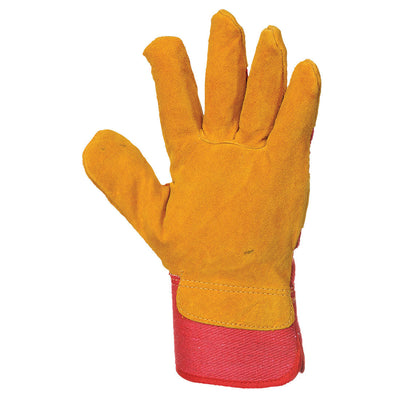 Portwest A225 Fleece Lined Rigger Gloves 1#colour_red 2#colour_red