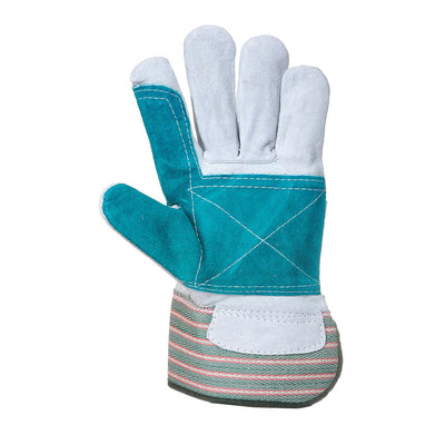 Portwest A230 Double Palm Rigger Gloves 1#colour_grey 2#colour_grey