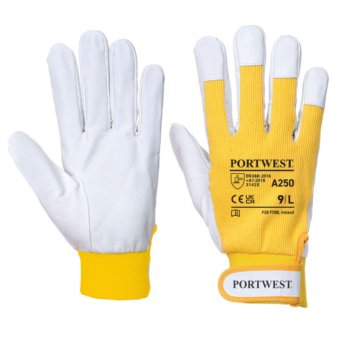 Portwest A250 Tergsus Gloves 1#colour_yellow