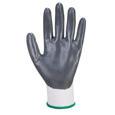 Portwest A310 Flexo Grip Nitrile Gloves 1#colour_grey-white 2#colour_grey-white