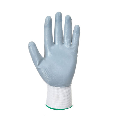 Portwest A319 Flexo Grip Nitrile Gloves 1#colour_grey-white 2#colour_grey-white