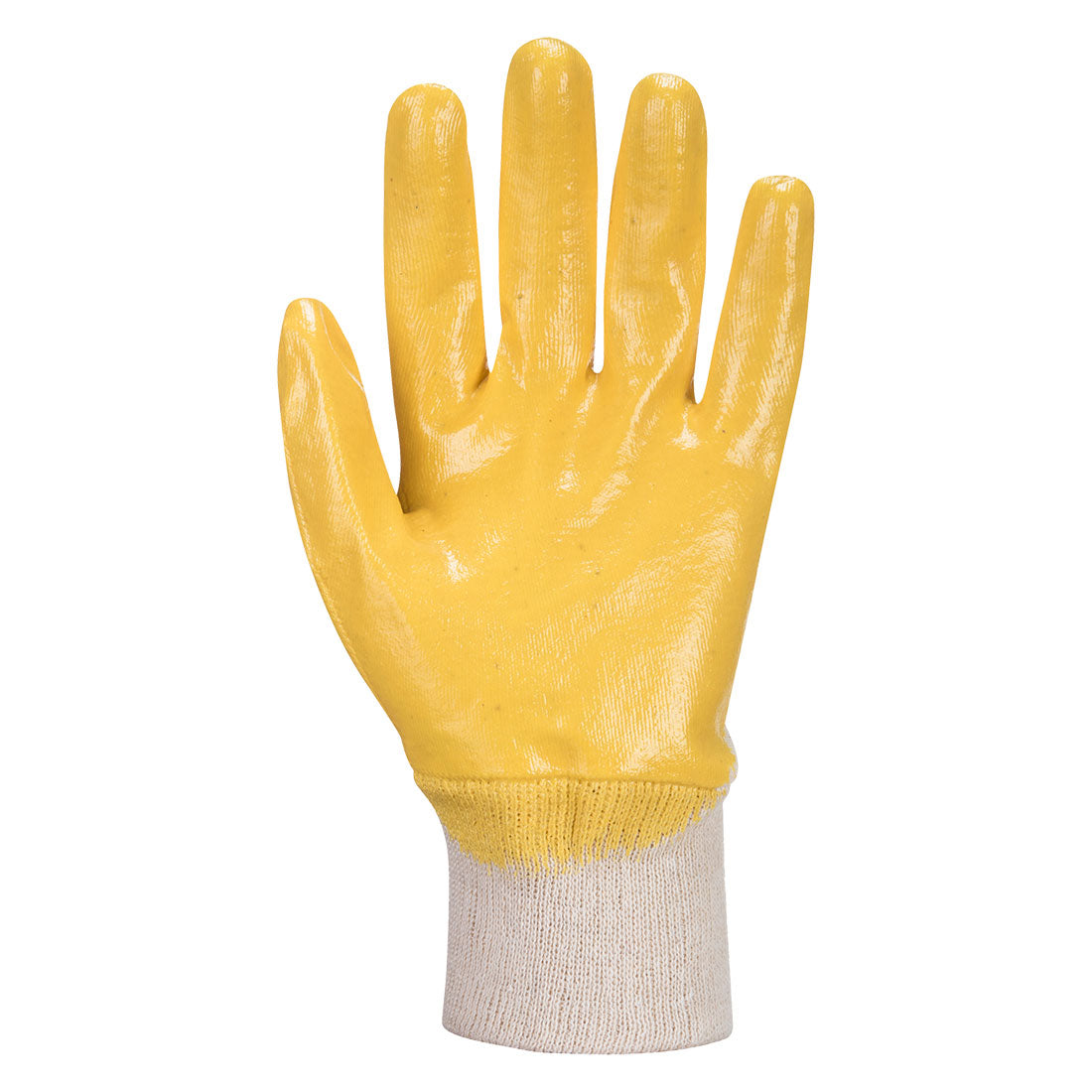Portwest A330 Nitrile Light Knitwrist Gloves 1#colour_yellow 2#colour_yellow