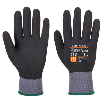 Portwest A354 DermiFlex Ultra Pro PU/Nitrile Foam Gloves 1#colour_black