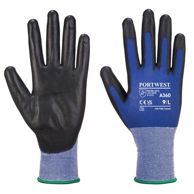 Portwest A360 Senti Flex Gloves 1#colour_blue-black