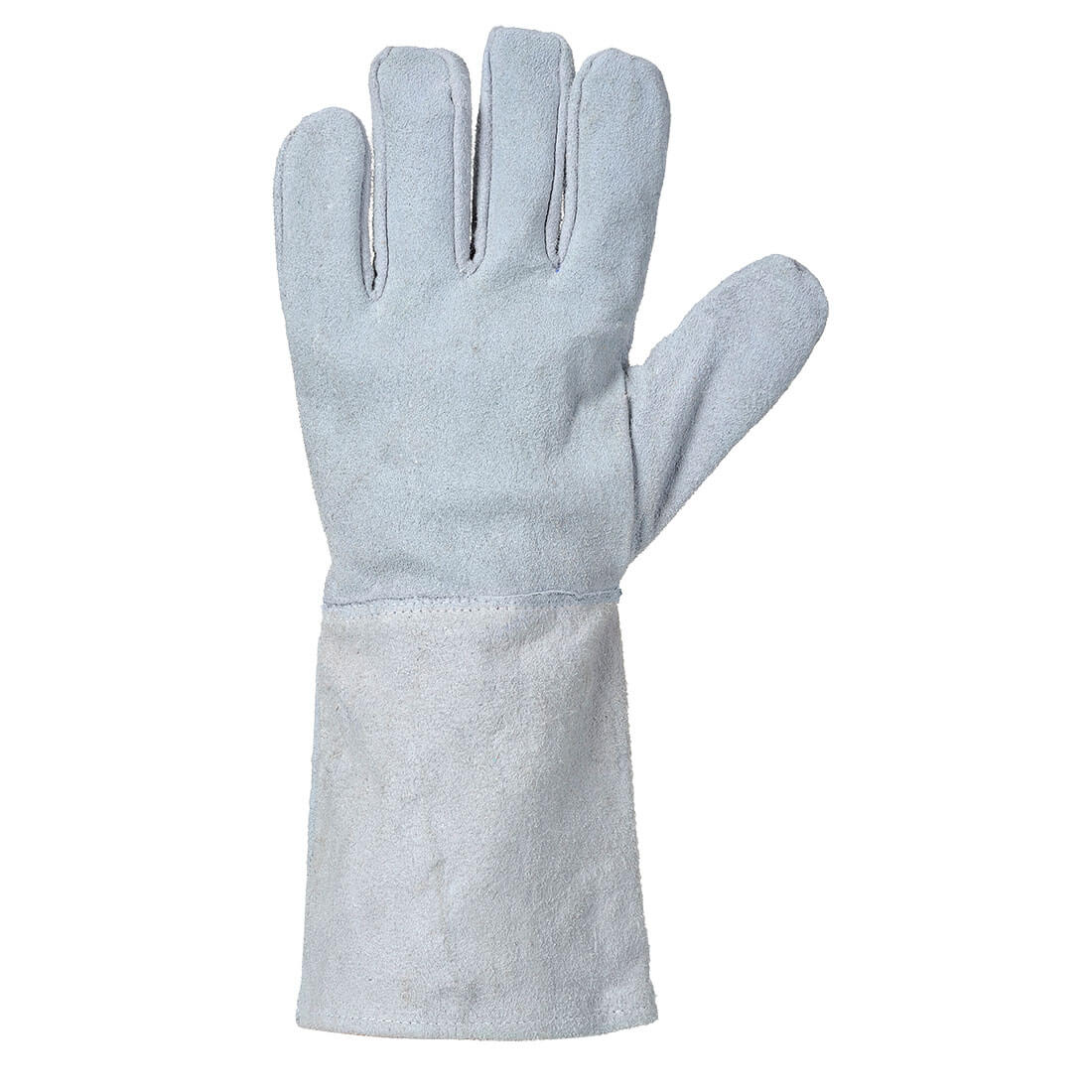 Portwest A501 Ambi Dex Welding Gauntlet Gloves Grey Front#colour_grey