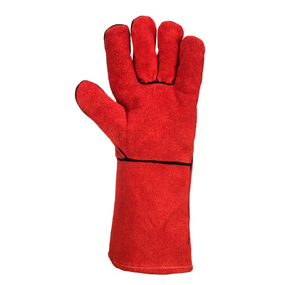 Portwest A505 Winter Welding Gauntlet Gloves 1#colour_red 2#colour_red