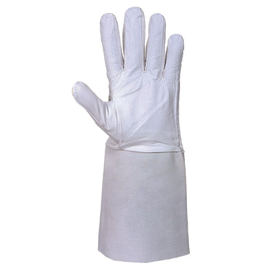 Portwest A520 Premium Tig Welding Gauntlet Gloves 1#colour_grey 2#colour_grey