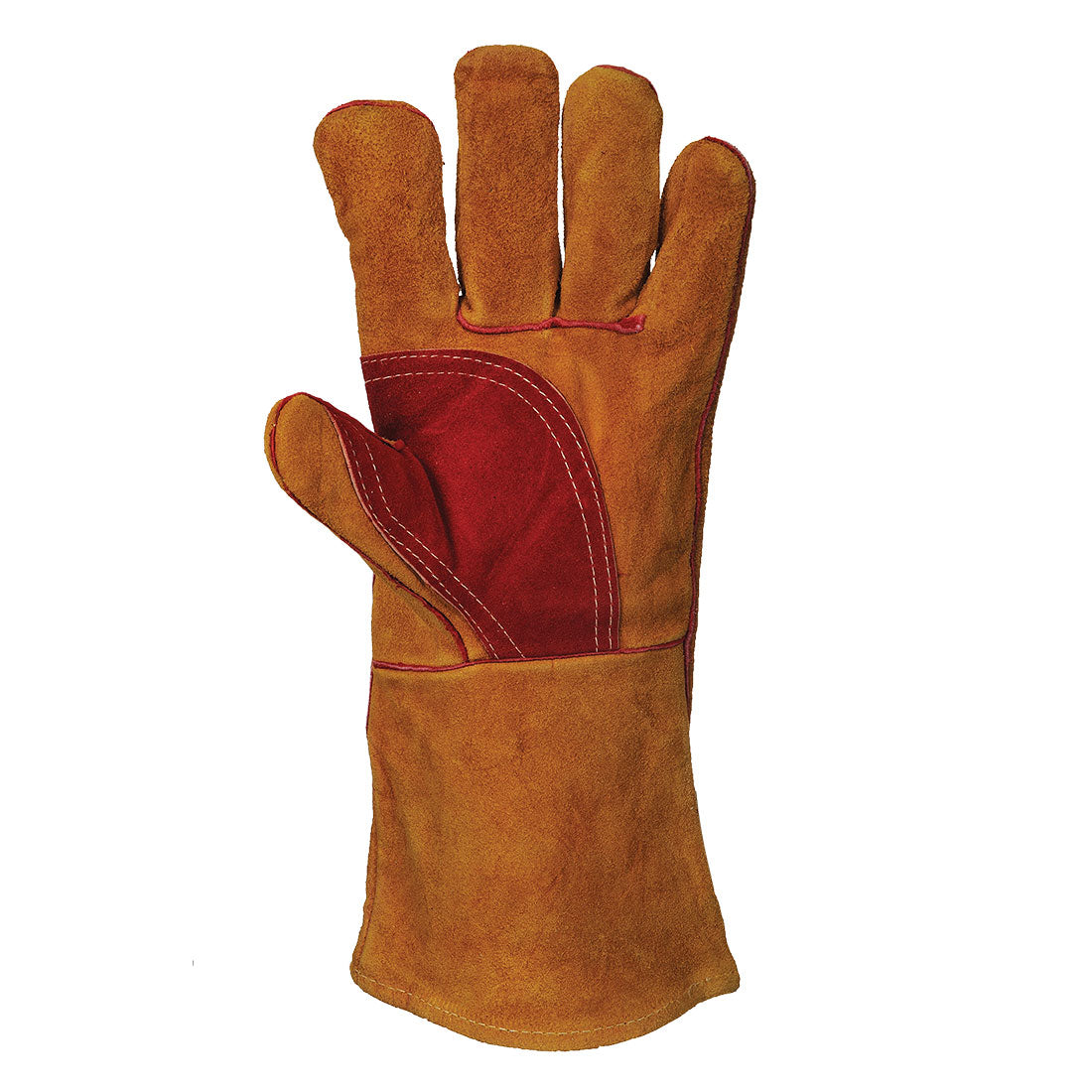 Portwest A530 Reinforced Welding Gauntlet Gloves 1#colour_brown 2#colour_brown