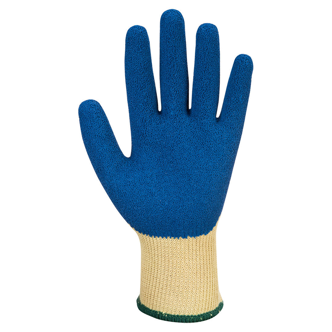 Portwest A610 LR Cut Resistant Latex Grip Gloves 1#colour_yellow-blue 2#colour_yellow-blue