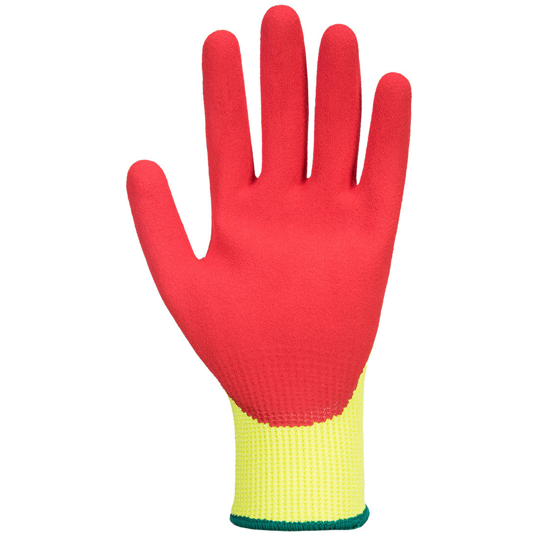 Portwest A626 Vis-Tex HR Cut Resistant Nitrile Gloves 1#colour_yellow-red 2#colour_yellow-red