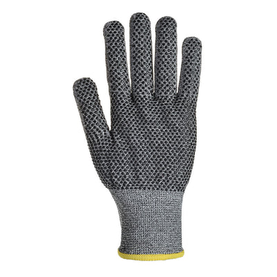 Portwest A640 Sabre-Dot Cut Resistant Gloves 1#colour_grey 2#colour_grey