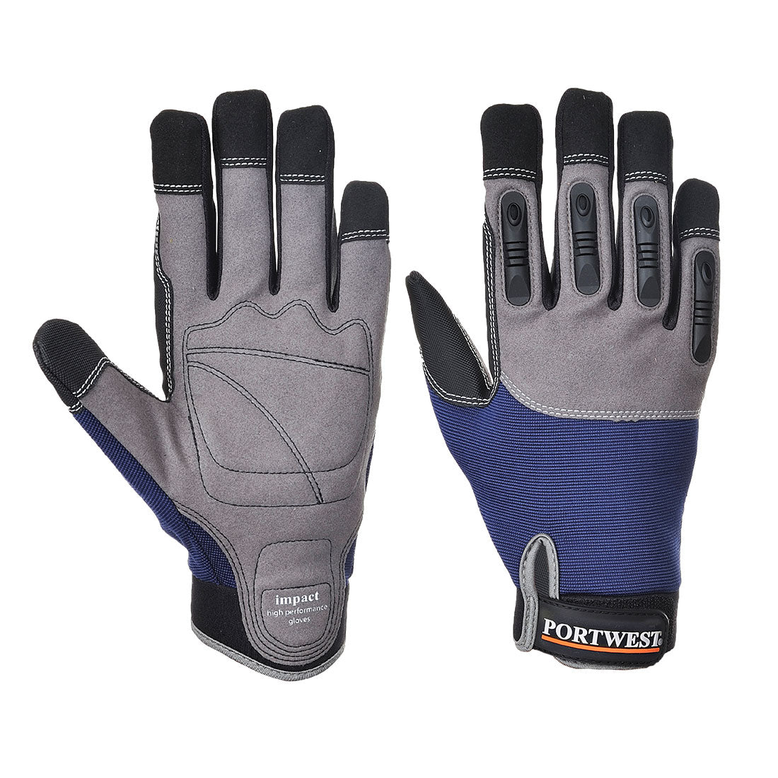 Portwest A720 Impact High Performance Gloves 1#colour_navy