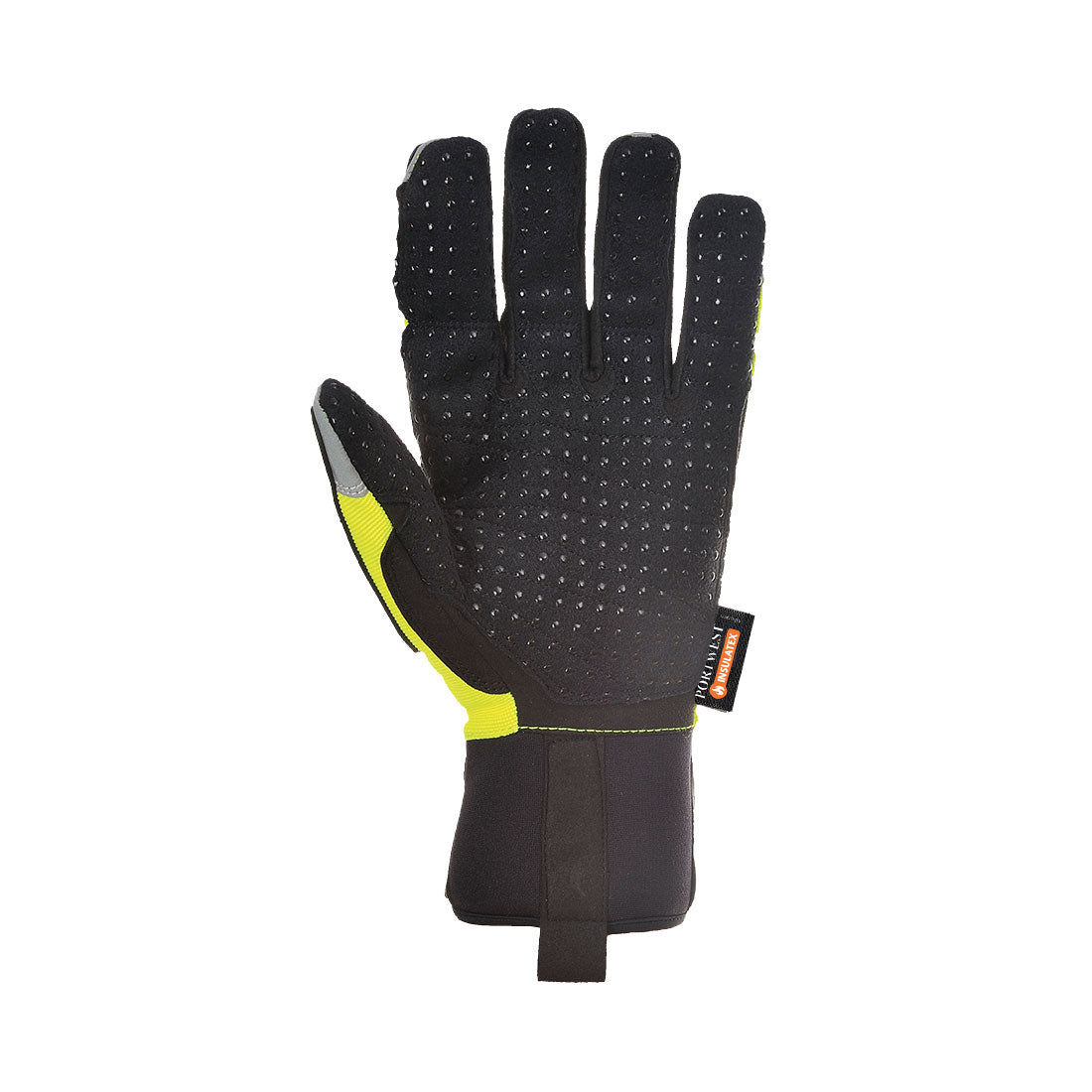 Portwest A725 Safety Anti Impact Gloves Lined 1#colour_yellow 2#colour_yellow