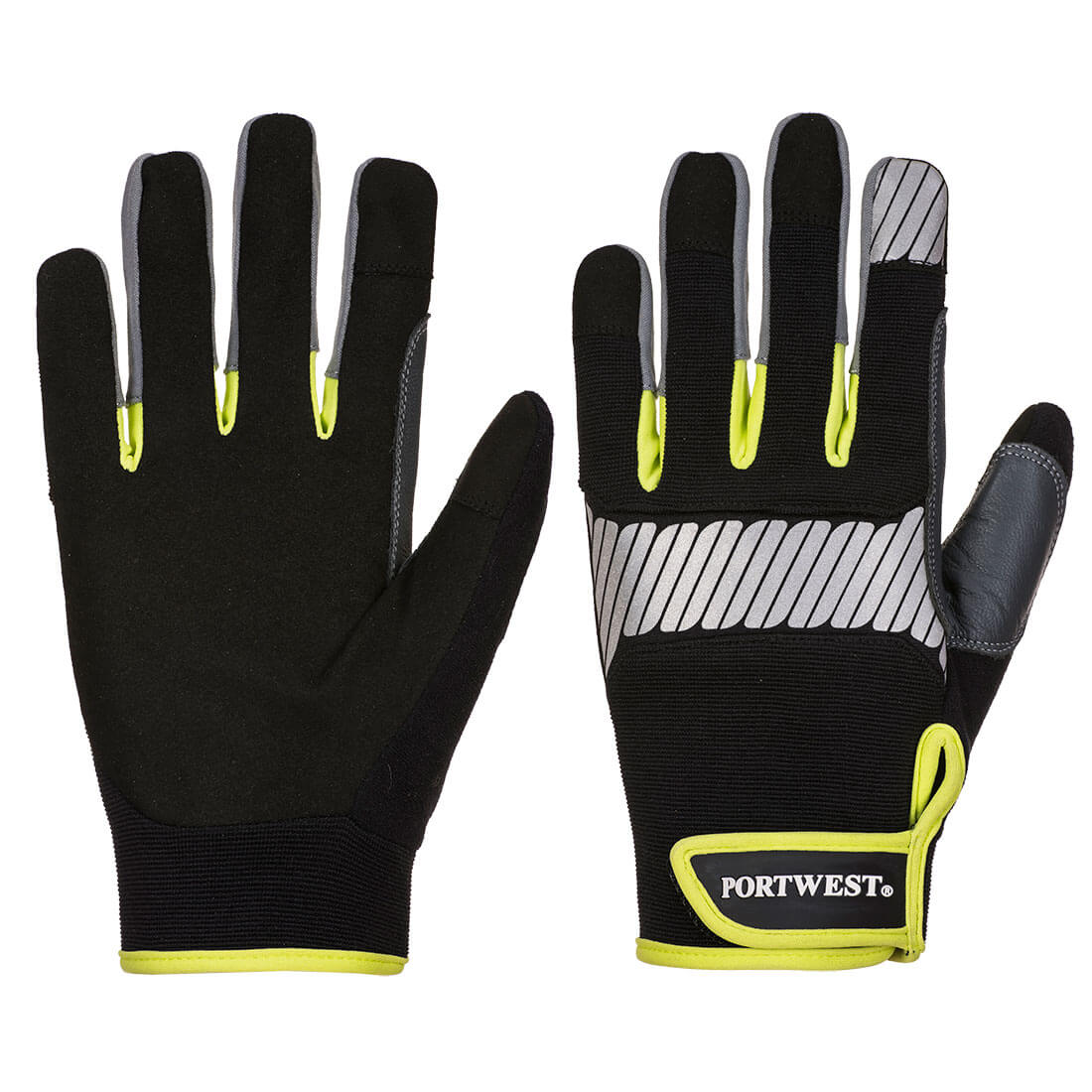 Portwest A770 PW3 General Utility Gloves 1#colour_black-yellow