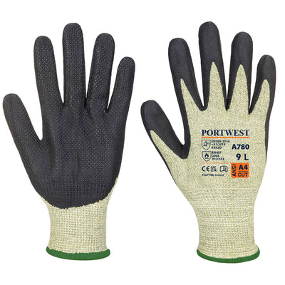 Portwest A780 Arc Flash Protection Grip Gloves 1#colour_green-black