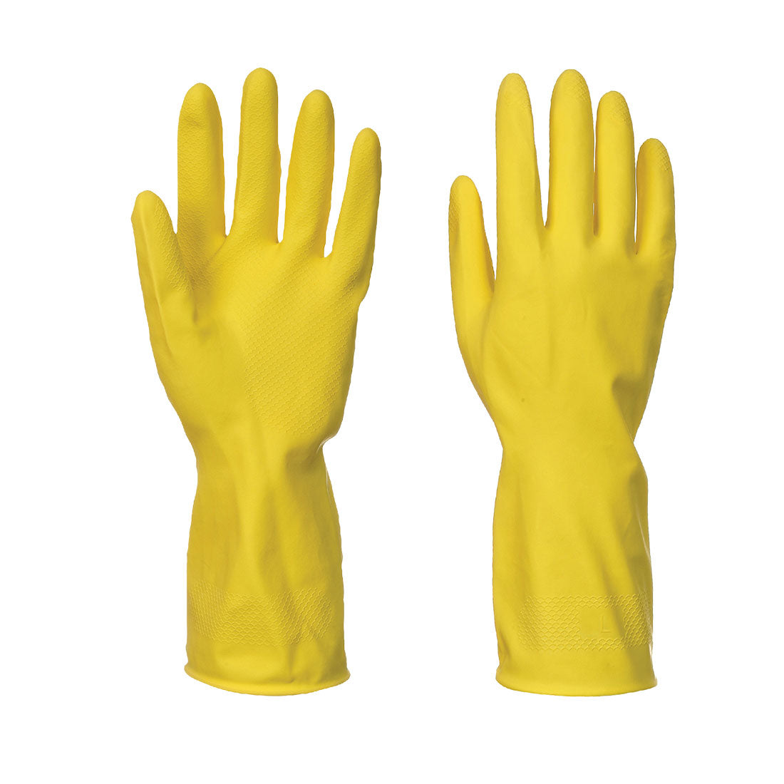 Portwest A800 Household Latex Gloves (240 Pairs) 1#colour_yellow