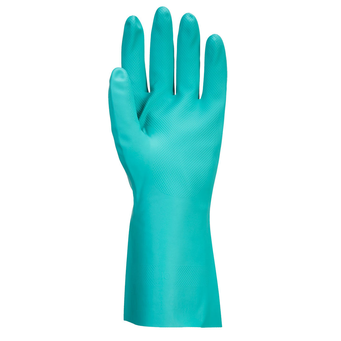 Portwest A812 Nitrosafe Plus Chemical Gauntlet Gloves 1#colour_green 2#colour_green
