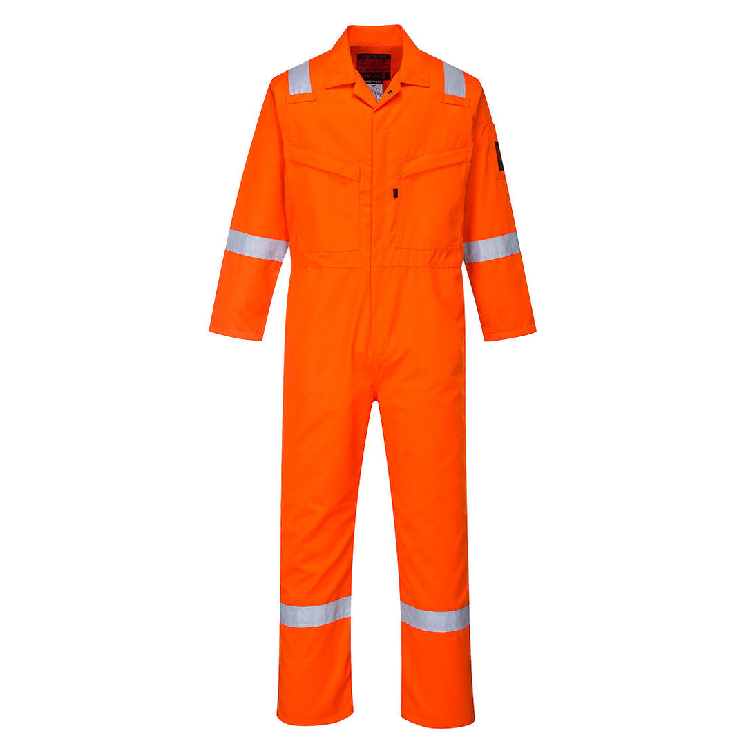 Portwest AF50 Araflame Platinum Flame Retardant Coveralls 1#colour_orange