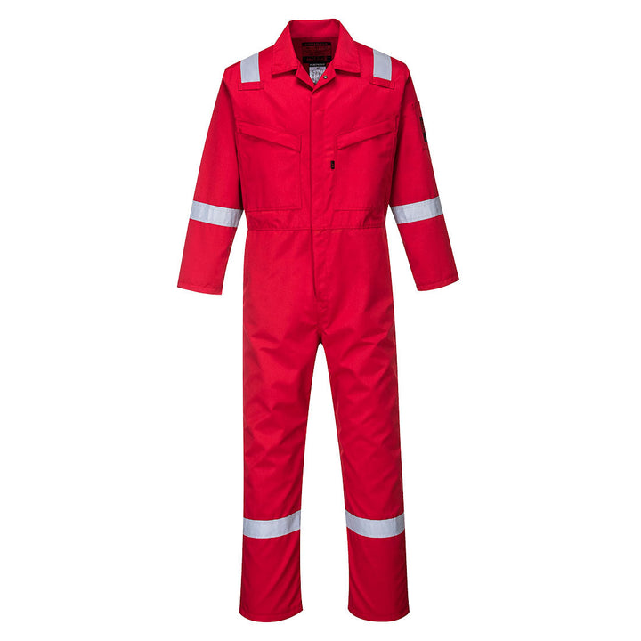 Portwest AF50 Araflame Platinum Flame Retardant Coveralls 1#colour_red