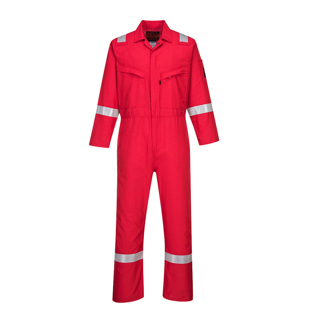 Portwest AF73 Araflame Silver Flame Retardant Coveralls 1#colour_red