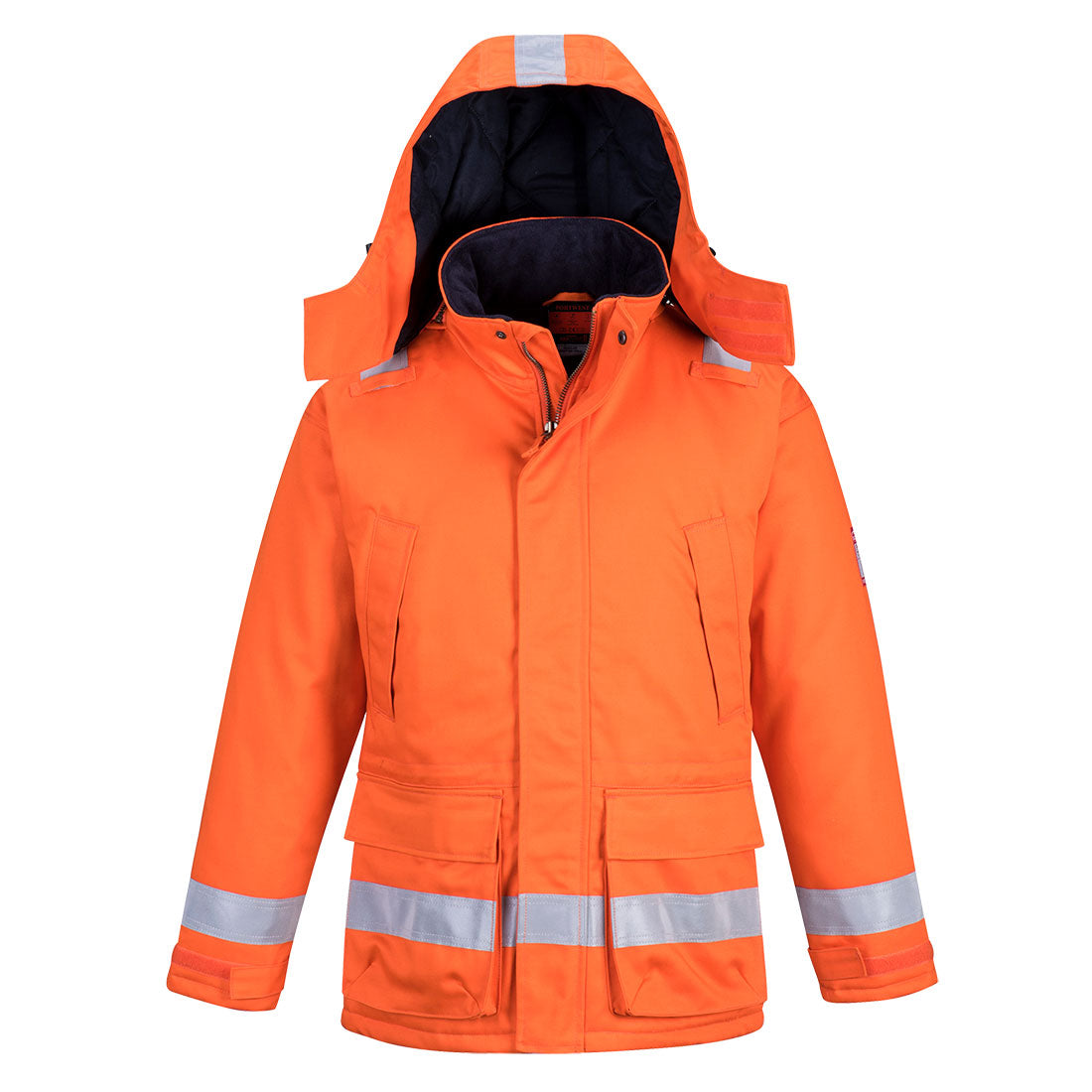 Portwest AF82 Araflame Insulated Flame Retardant Winter Jacket 1#colour_orange