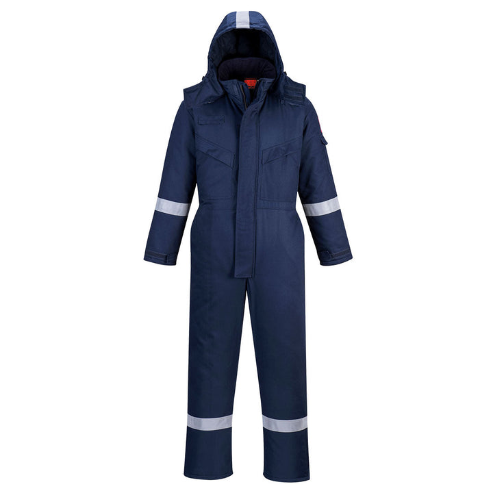 Portwest AF84 Araflame Insulated Flame Retardant Winter Coveralls 1#colour_navy