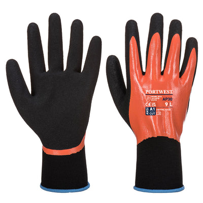 Portwest AP30 Dermi Pro Gloves 1#colour_orange-black