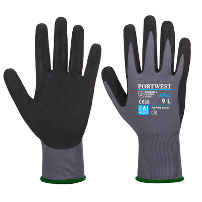 Portwest AP62 Dermiflex Aqua Gloves 1#colour_grey-black