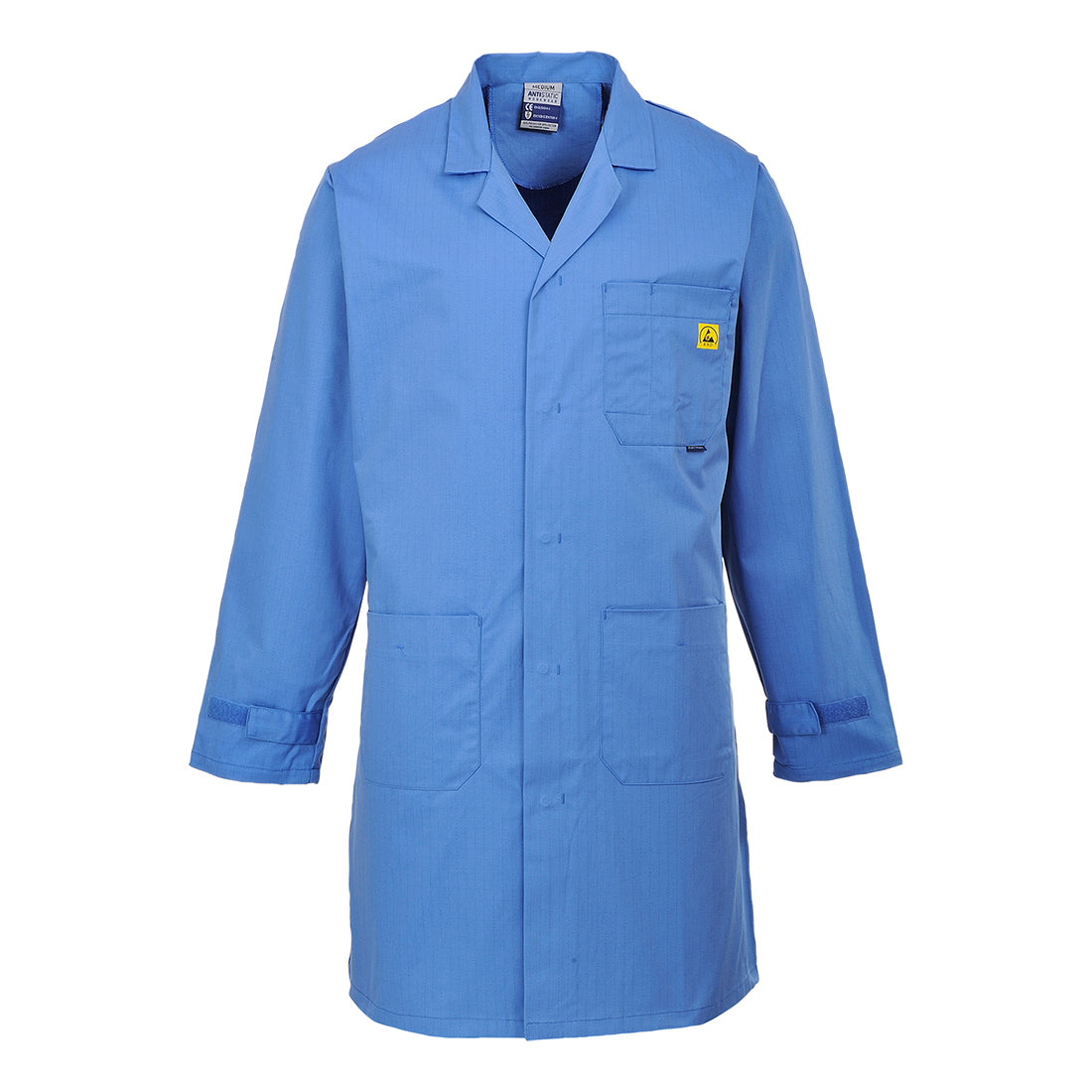Portwest AS10 Anti-Static ESD Coat 1#colour_hamilton-blue