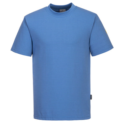 Portwest AS20 Anti-Static ESD T-Shirt 1#colour_hamilton-blue