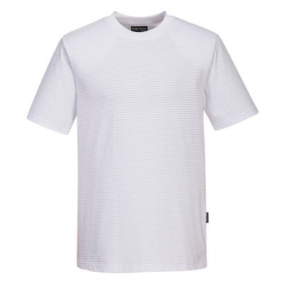 Portwest AS20 Anti-Static ESD T-Shirt 1#colour_white