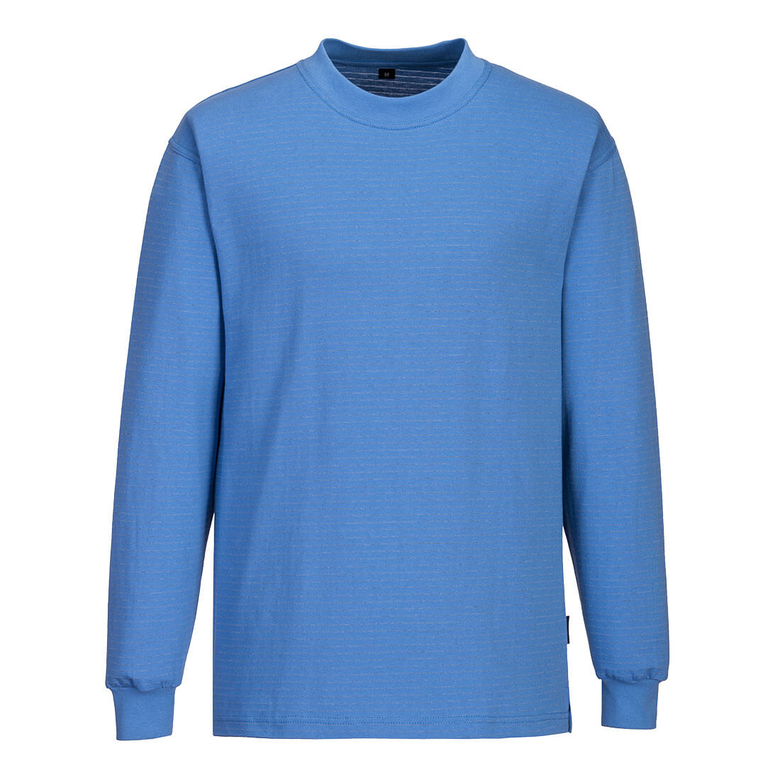 Portwest AS22 Anti -Static ESD Long Sleeve T-Shirt 1#colour_hamilton-blue