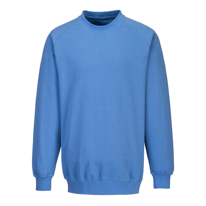 Portwest AS24 Anti-Static ESD Sweatshirt 1#colour_hamilton-blue