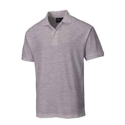 Portwest B210 Naples Polo Shirt 1#colour_heather-grey