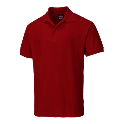 Portwest B210 Naples Polo Shirt 1#colour_maroon