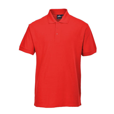 Portwest B210 Naples Polo Shirt 1#colour_red 2#colour_red