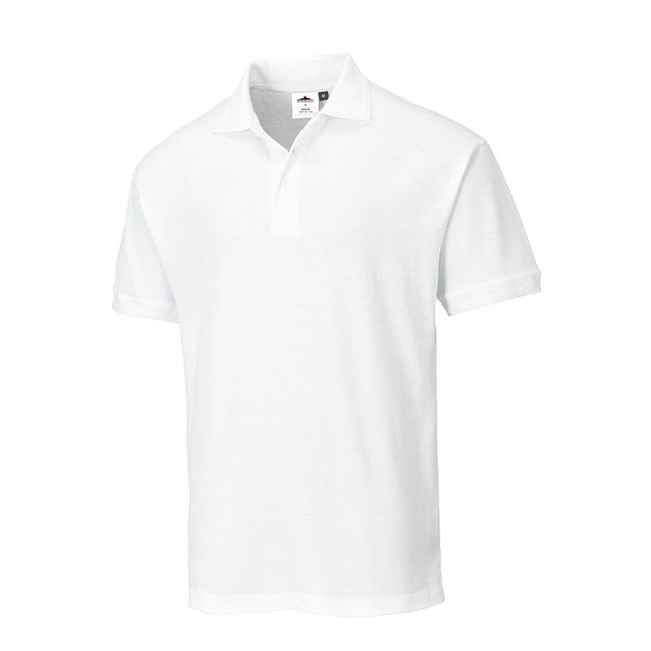 Portwest B210 Naples Polo Shirt 1#colour_white