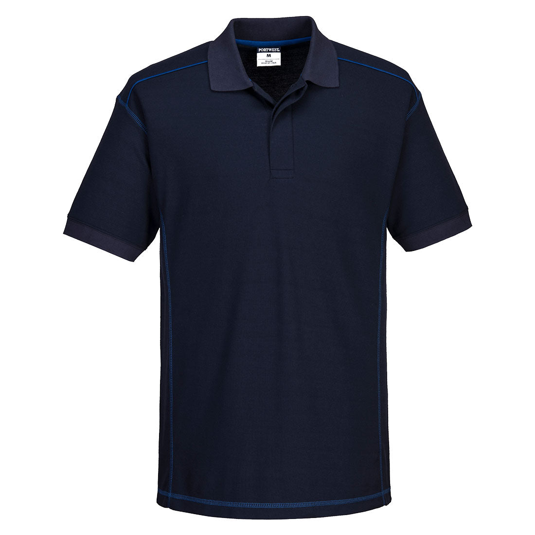 Portwest B218 Essential Two Tone Polo Shirt 1#colour_navy-royal