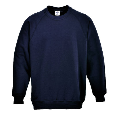 Portwest B300 Roma Sweatshirt 1#colour_dark-navy