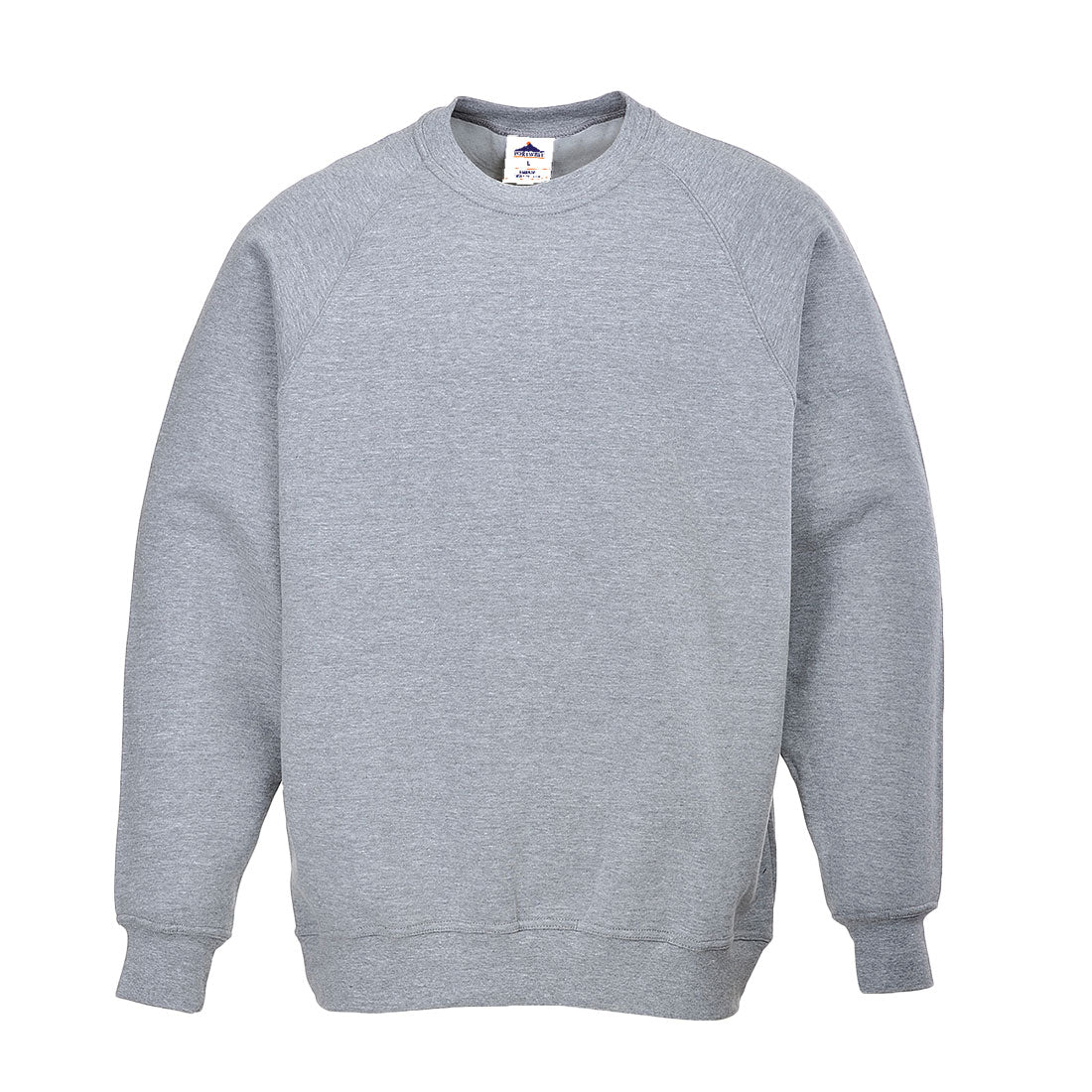 Portwest B300 Roma Sweatshirt 1#colour_heather-grey
