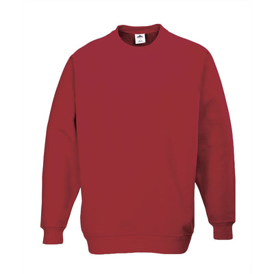 Portwest B300 Roma Sweatshirt 1#colour_maroon