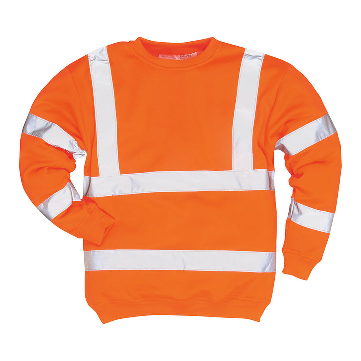 Portwest B303 Hi Vis Sweatshirt 1#colour_orange 2#colour_orange