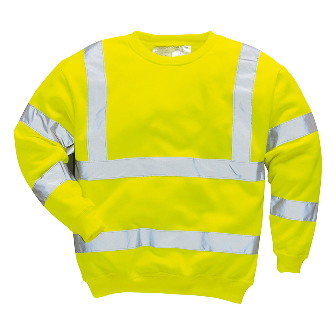 Portwest B303 Hi Vis Sweatshirt 1#colour_yellow 2#colour_yellow