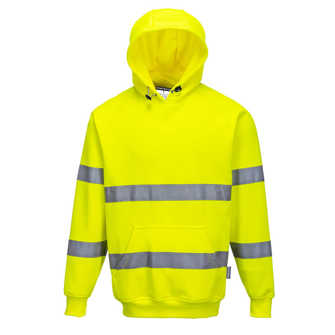 Portwest B304 Hi Vis Hooded Sweatshirt 1#colour_yellow